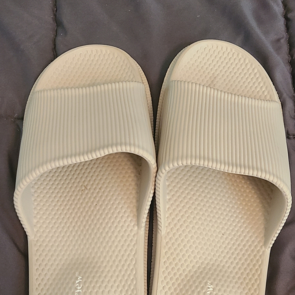 Women's tan slides-size 12
